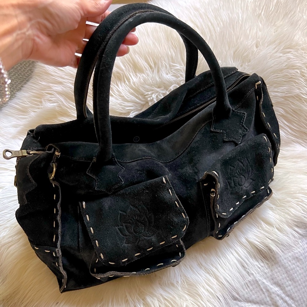 TYLIE MALIBU leather suede handbag 🖤